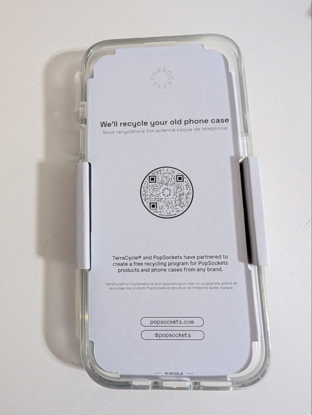 PopSocket iPhone 15 Pro Clear Phone Case